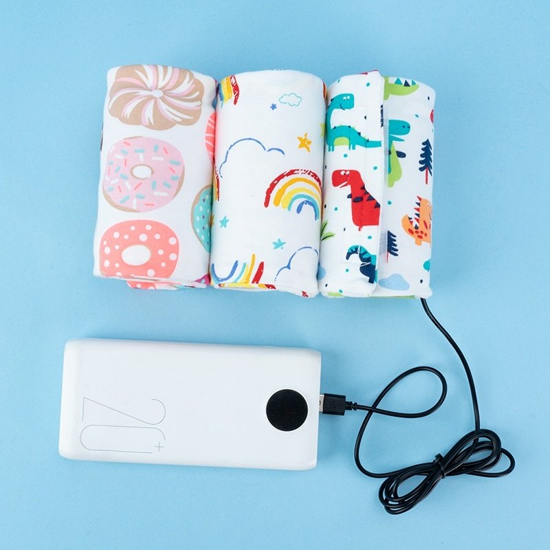 USB Milk Water Warmer Travel Stroller Insulated Bag Portable Baby Nursing Bottle Heater Cover Baby Food Warmer Bottle Warmer - Image 8