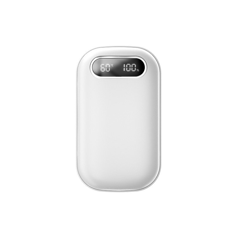 Large Capacity Double-sided Heating Digital Display USB Charging Portable Hand Warmer - Image 2