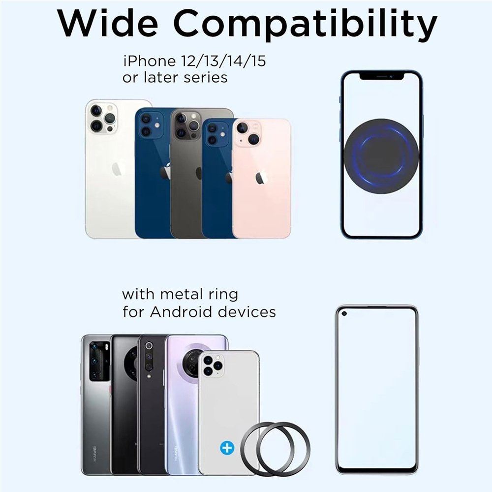 Mobile Phone Holder, Adjustable Magnetic Car Phone Holders - Image 5