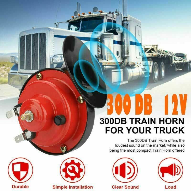 12V 300DB Super Loud Train Horn Waterproof For Motorcycle Car Truck SUV Boat - Image 7