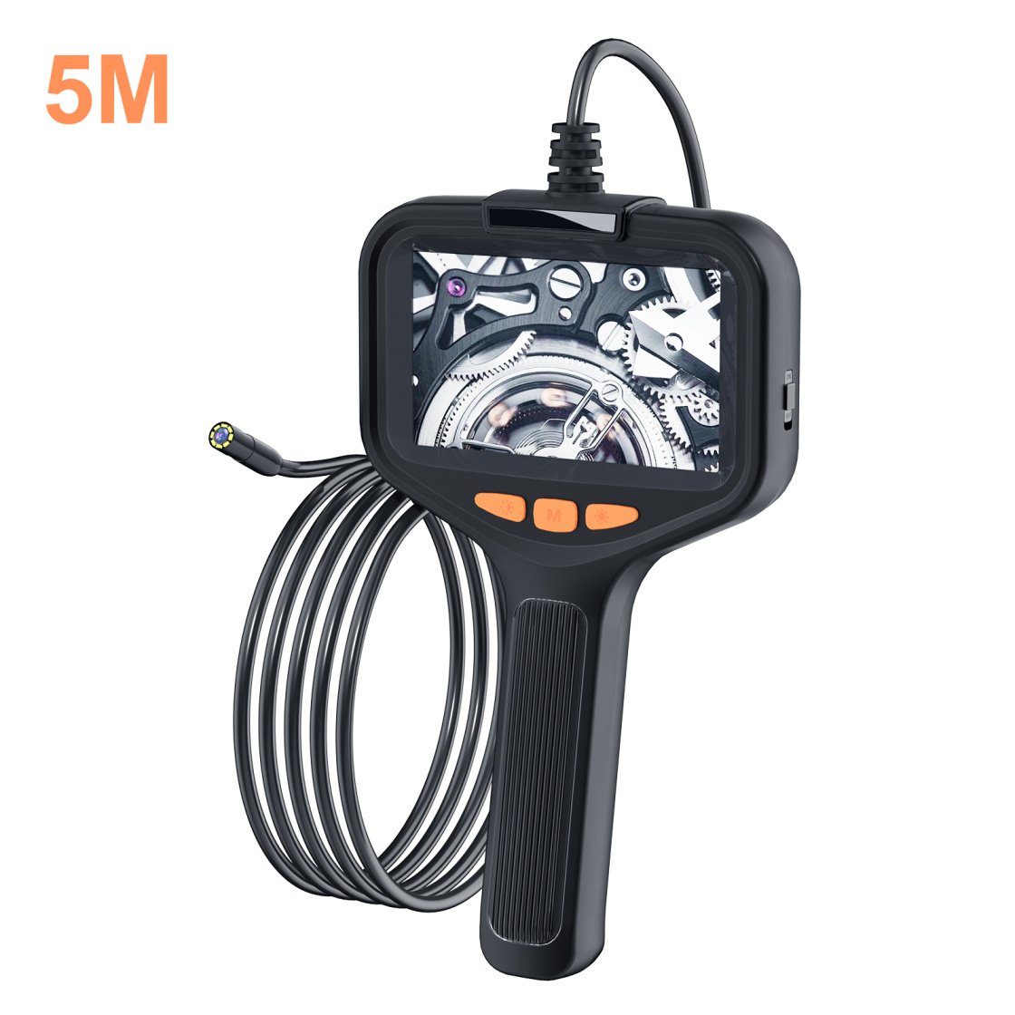 Borescope With Light, Industrial Endoscope Inspection Camera With Light - 2,5,10m Snake Camera For Automotive, Aircraft, And Pipe Inspection - Portable Boroscope With Led Lighting For Clear Visual In - Image 9