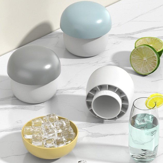 Ice Block Mold Silicone Mushroom Ice Cup Frozen Refrigerator Ice Grid Box Durable Easy Demould Bucket Homemade Crushed Ice Maker Ktichen Gadgets - Image 9
