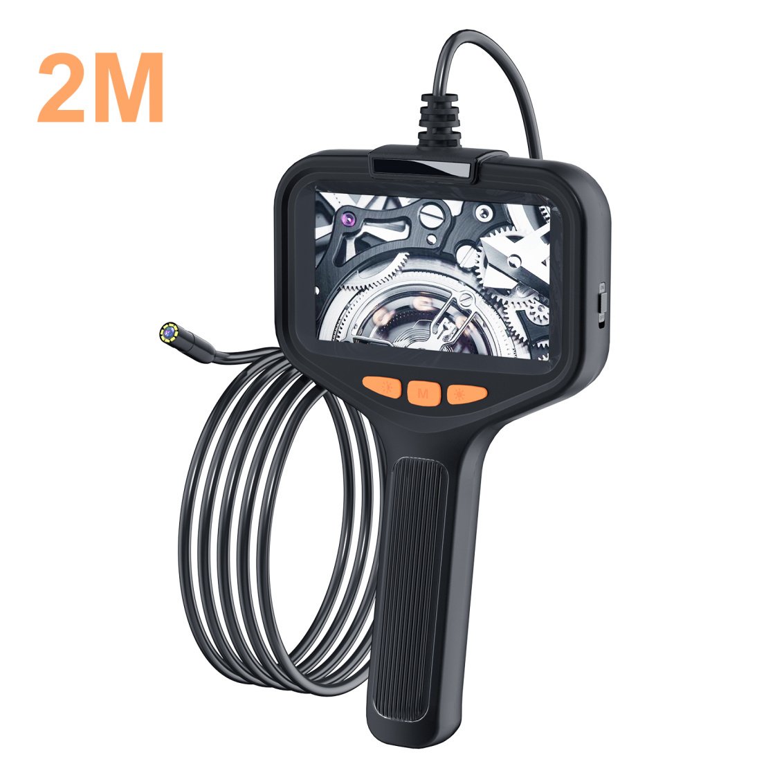 Borescope With Light, Industrial Endoscope Inspection Camera With Light - 2,5,10m Snake Camera For Automotive, Aircraft, And Pipe Inspection - Portable Boroscope With Led Lighting For Clear Visual In - Image 4