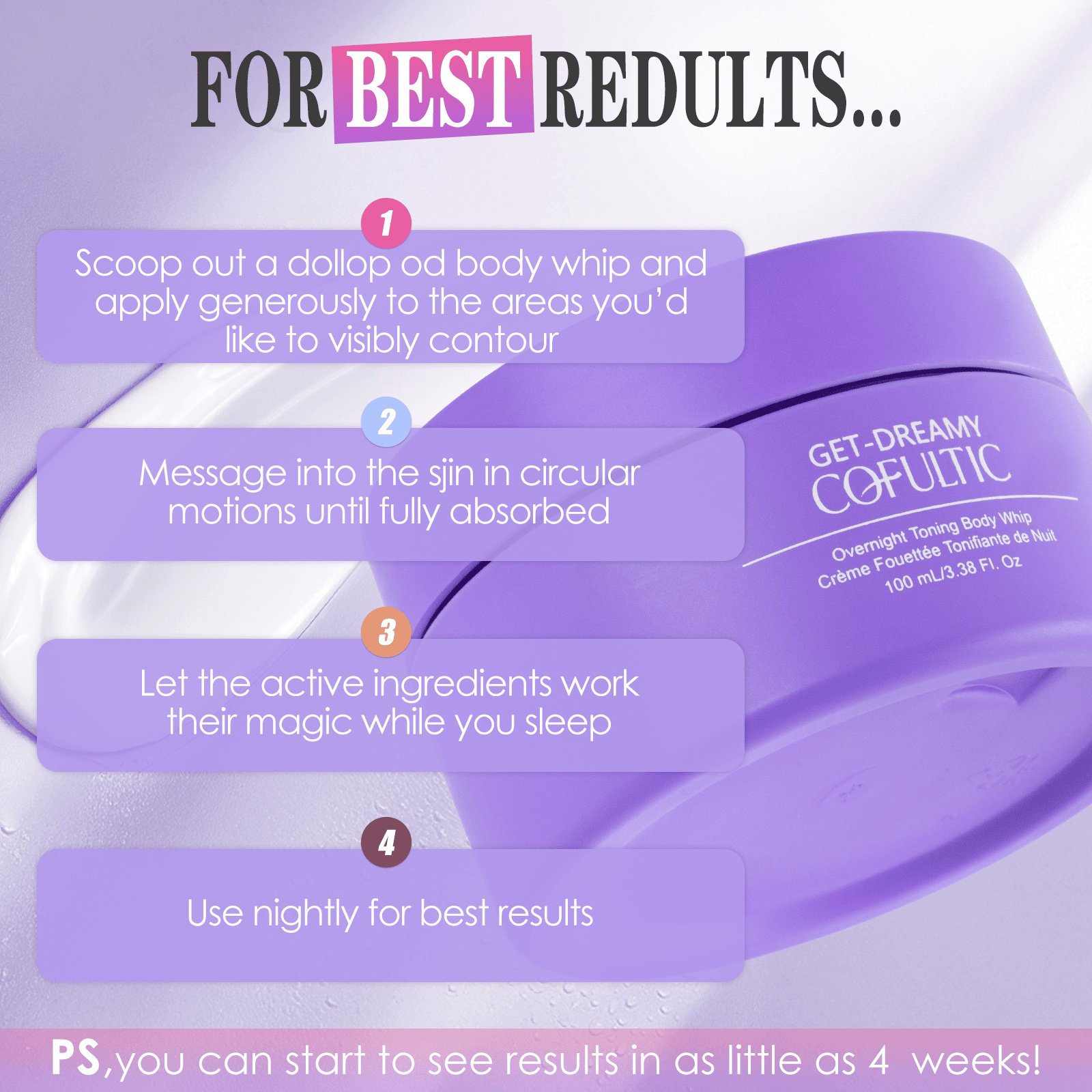 Cofultic Night Sleep Tightening Cream Flat Wrinkles - Image 6